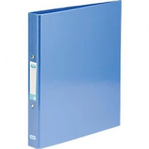 Image of ELBA Ring Binder Classy Laminated Board A4+ 2 ring 25mm Metallic Blue