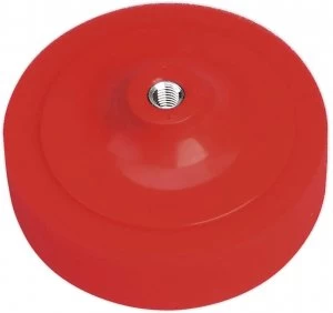 Image of Sealey PTC/CH/M14-R Buff & Polish Foam Head Ø150 x 50mm M14 x 2mm Red/Ultra Soft