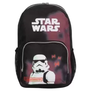 image of Star Wars Girls Stormtrooper Backpack (One Size) (Black/White/Maroon)