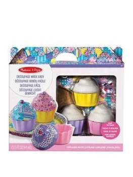 image of Melissa & Doug Decoupage Made Easy Cupcakes