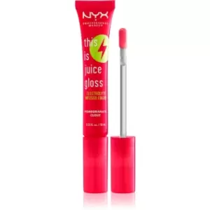 image of NYX Professional Makeup This Is Juice Gloss Hydrating Lip Gloss Shade 05 - Pomegranate Clout 10 ml