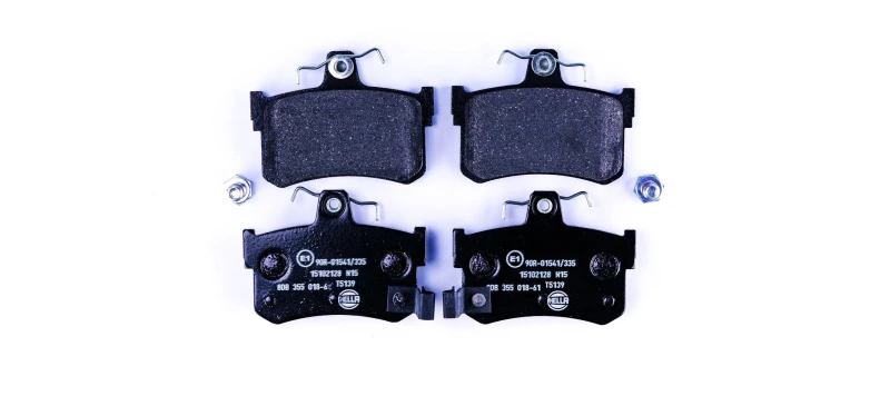 Image of HELLA Brake pad set HELLA 8DB 355 018-611