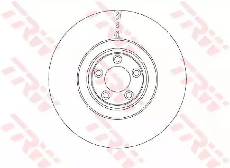 Image of Brake disc TRW DF6651S