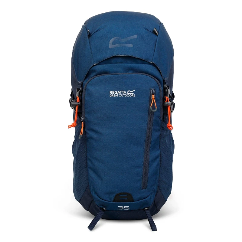 Image of Regatta Mens Highton V2 35 Litre Rucksack 35 Litres Navy/DkDenim EU273-5ZR-ONE
