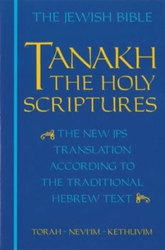 Image of Jps Tanakh the Holy Scriptures blue Paperback