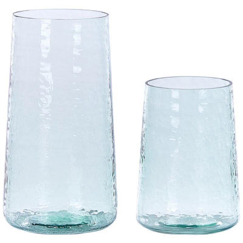 Image of Beliani Decorative Vase Kulche Glass 25/17cm Transparent