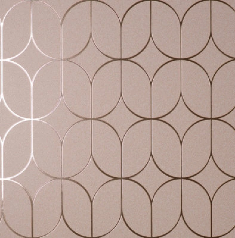 Image of Fine Decor Fine Decor Platinum Rosco Trellis Pink Wallpaper Fd42805