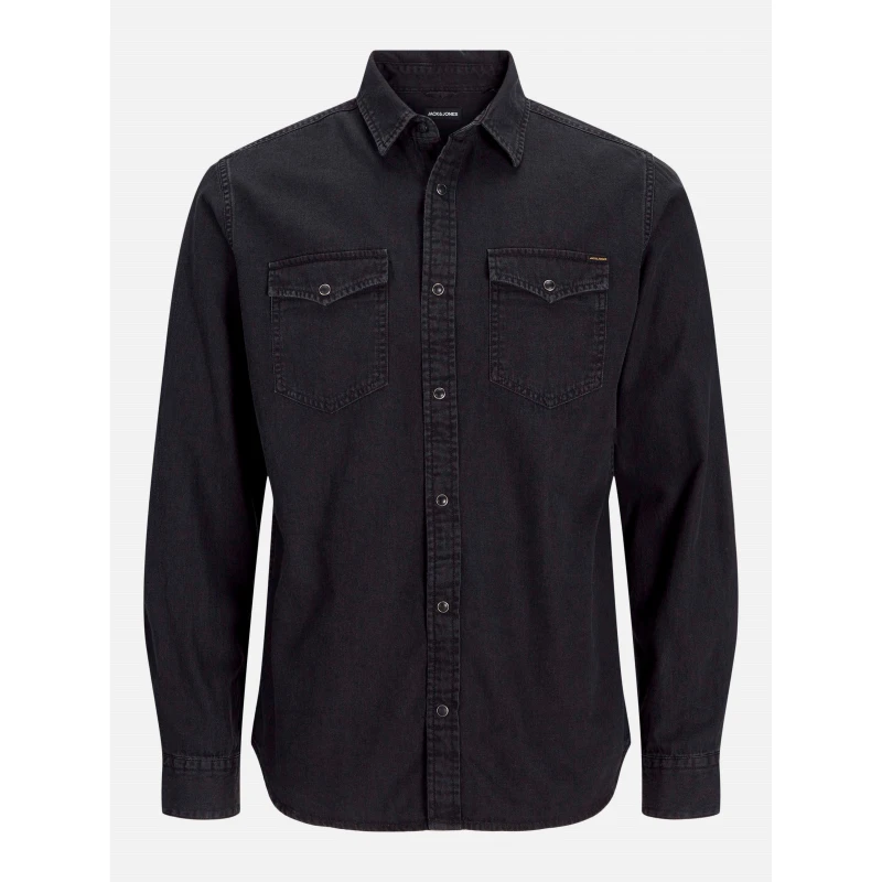 Image of Jack and Jones Sheridan Denim Shirt Mens Black Denim male L