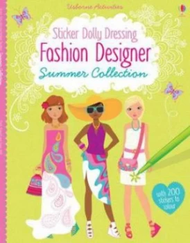 Image of Sticker Dolly Dressing Fashion Designer Summer Collection by Fiona Watt Book