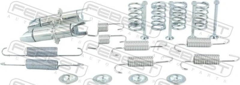 Image of Brake shoe fitting kit FEBEST 1004-J200R-KIT