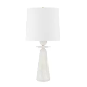 Image of Montgomery 1 Light Table Lamp Brass, Linen, 2700K
