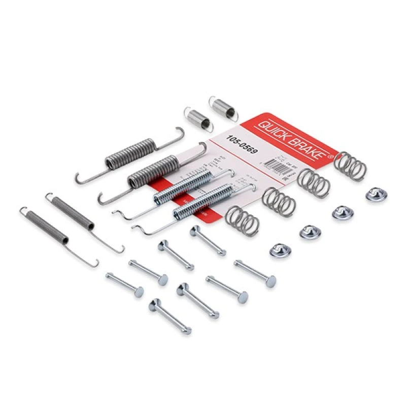 Image of QUICK BRAKE Brake shoe fitting kit QUICK BRAKE 105-0569