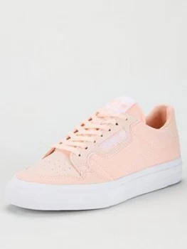 Image of Adidas Originals Continental Vulc Junior Trainers - Pink
