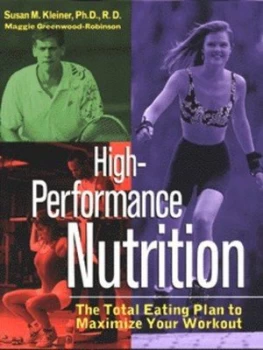 Image of High-Performance Nutrition by Susan M. Kleiner Paperback