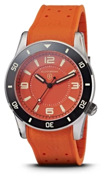 image of Elliot Brown 929-104-R55S Bloxworth 3 Hand Orange Dial Watch