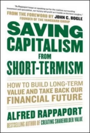 Image of Saving capitalism from short-termism by Alfred Rappaport