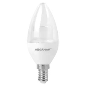 image of Megaman 5.5W LED E14/SES Candle Dim to Warm 360° 470lm Dimmable - 143462