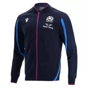 Image of Macron Scotland Anthem Jacket Mens - Blue