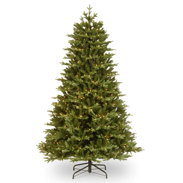 Image of 6ft Brookfield Fir Pre-lit Christmas Tree Green