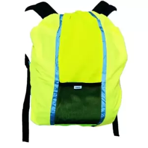 image of Yoko Rucksack / Backpack Visibility Enhancing Cover (One Size) (Hi-Vis Yellow) - Hi-Vis Yellow