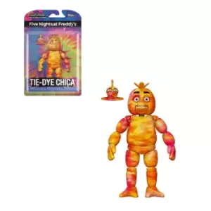 image of Five Nights At Freddy's Tie Dye Chica Action Figure