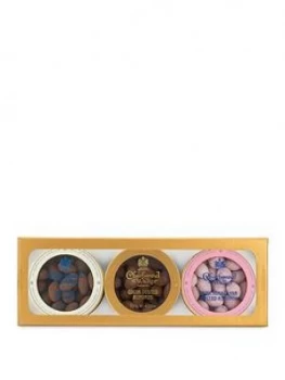 image of Charbonnel Et Walker Cocoa Dusted, Sea Salt And Pink Himalayan Almonds Gift Set 360G (3X120G)