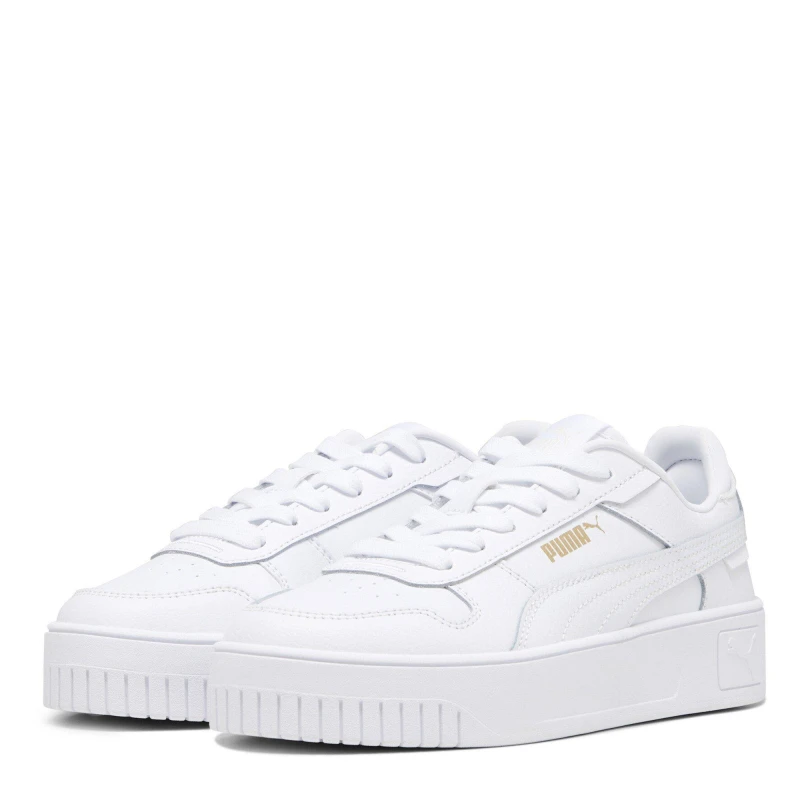 Image of Puma Unisex Kids Carina Street Low-Top Trainers Puma White unisex 3 (35.5)