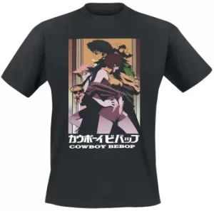 image of Cowboy Bebop Gradient Pose T-Shirt black