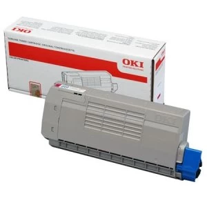 image of OKI 44318606 Magenta Laser Toner Ink Cartridge