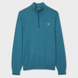 Image of Ps Paul Smith Mens Sweater Zip Neck Zeb Bad