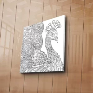 Image of BOYA-64 Multicolor Paintable Decorative Canvas Painting