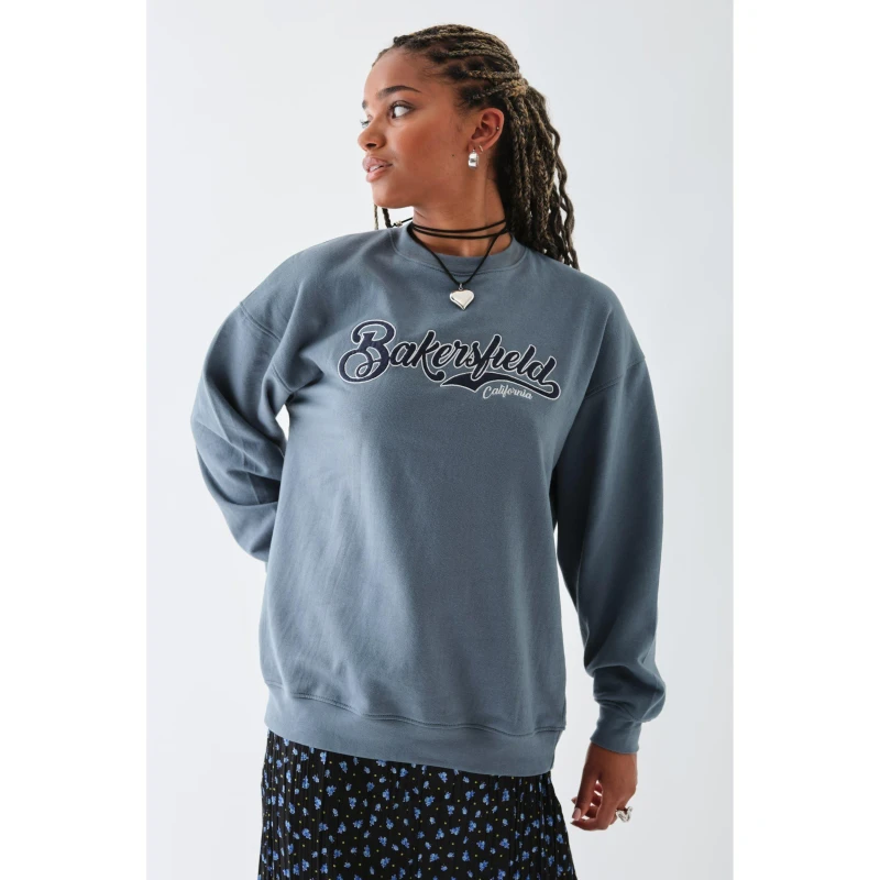 Image of Daisy Street Daisy Bakers Swt - Blue Blue 8