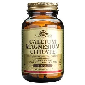 Image of Solgar Calcium Magnesium Citrate Tablets 100 tablets