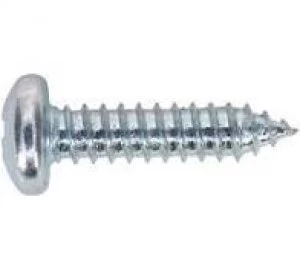 image of Sealey STPP6325 Self Tapping Screw 6.3 x 25mm Pan Head Pozi Zinc DIN 7981CZ