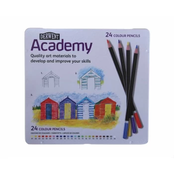 image of Derwent Academy Colouring Pencils Pack of 24