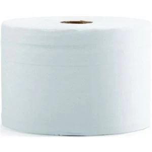 image of Tork SmartOne Toilet Rolls 2-Ply 1111 Sheets White Pack of 6 Rolls