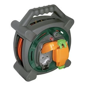 Image of Masterplug 2 socket Cable reel 20m