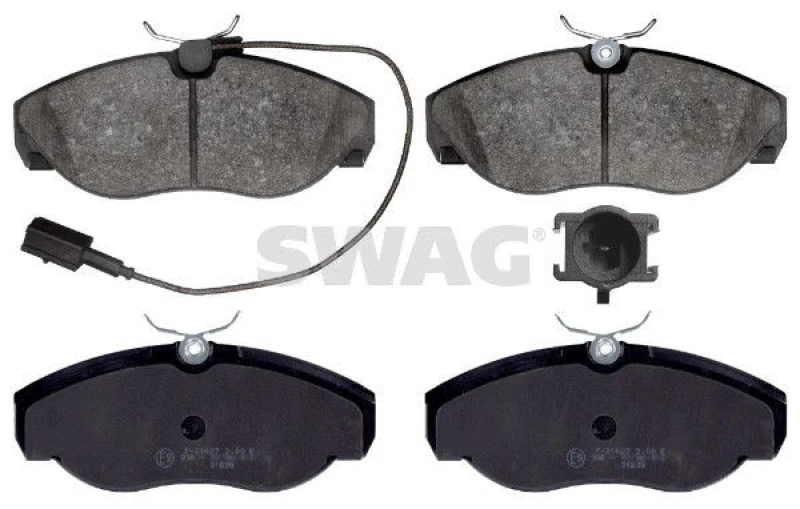 Image of Brake pad set SWAG 70 91 6391