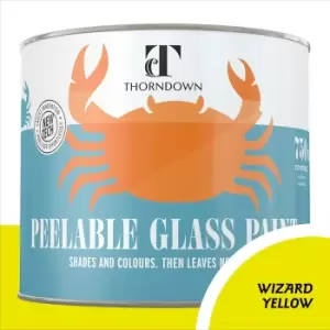 Image of Thorndown Wizard Yellow Peelable Glass Paint 750ml