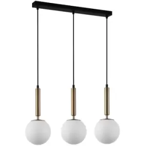 Italux Lighting - Italux Ravena Modern 3 Light Bar Pendant Ceiling Light, E27