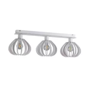 image of Nicoleta Ceiling Spotlight Bar White, 62cm, 3x E27