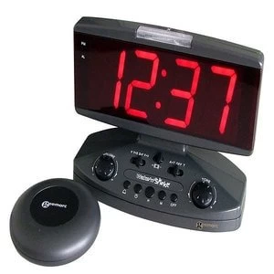 image of Geemarc JWNS-V3 Wake and Shake Alarm Clock With Shaker Pad