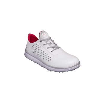 Image of Callaway Lady Halo Diamond Golf Shoes Wht/Pnk - UK4 Size: UK4