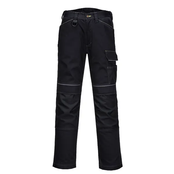 Image of Portwest PW3 Mens Urban Work Trousers T601BKS40 Colour: Black
