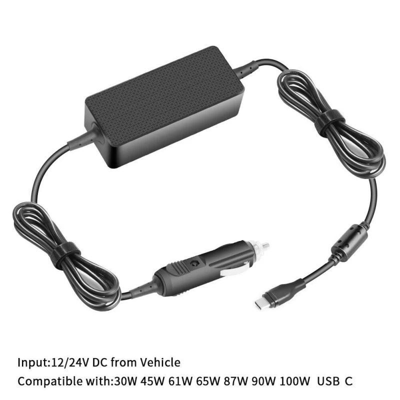 Image of CoreParts MBXUSBC-DC0004 power adapter/inverter Indoor 100 W Black