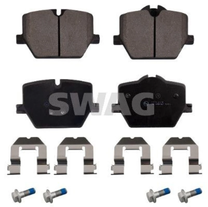Image of Brake pad set SWAG 33 10 7592