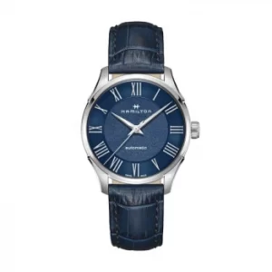 Hamilton Jazzmaster Automatic Blue Leather Strap Watch