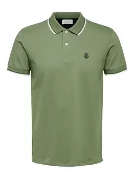 SELECTED Regular Fit - Polo Shirt Men Green