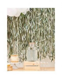 image of Ginger Ray Botanical Leaf Ribbon Backdrop