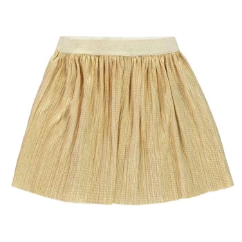 image of Rose and Wilde Taegan Sk Pleated Skirt - Gold